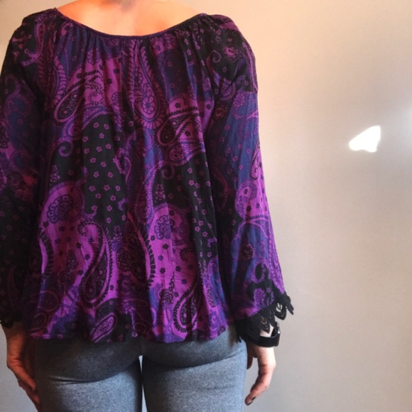 Express Flowy Top 💜 - Picture 6 of 8